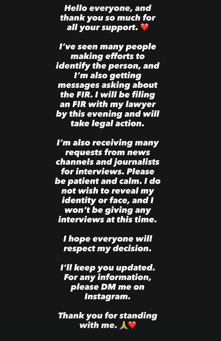 The biker said she does not wish to reveal her identity or face at present. (Instagram/ rebelwheels_sia_) The biker said she does not wish to reveal her identity or face at present. (Instagram/ rebelwheels_sia_)