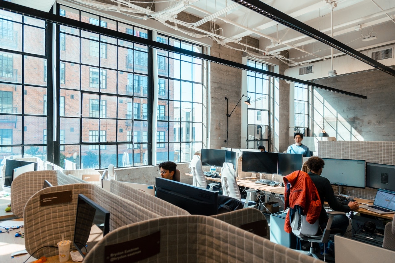 Employees at an OpenAI office in San Francisco in 2023. Employees at an OpenAI office in San Francisco in 2023.