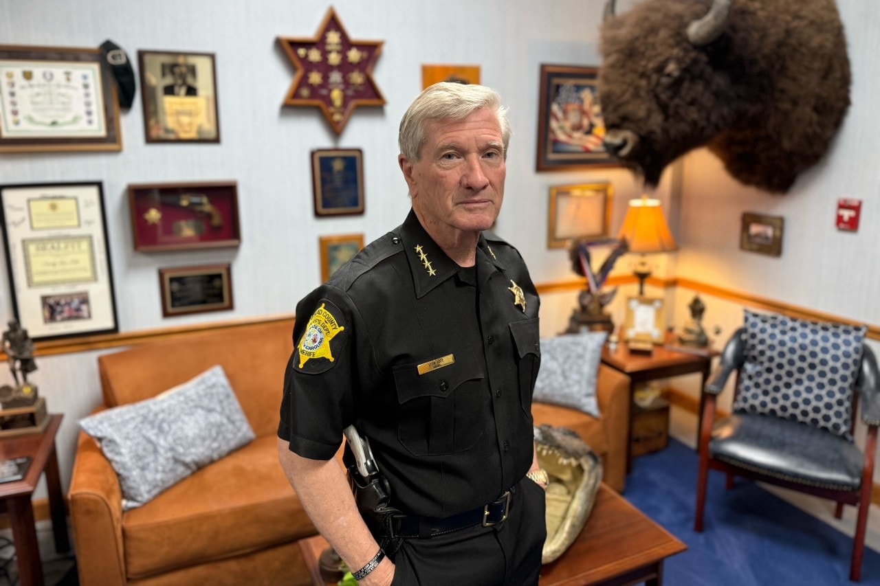 Richland County Sheriff Leon Lott in his office. Richland County Sheriff Leon Lott in his office.