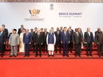 New Delhi, India � September 13, 2026: Heads of delegations, including Kazakh President Kassym-Jomart Tokayev, Indonesian President Prabowo Subianto, Egyptian President Abdel Fattah El-Sisi, Russian President Vladimir Putin, Indian Prime Minister Narendra Modi, Chinese President Xi Jinping, South African President Cyril Ramaphosa, Iranian President Masoud Pezeshkian, Burundian President �variste Ndayishimiye, Saudi Foreign Minister Prince Faisal bin Farhan Al Saud, Uzbek Deputy Prime Minister Jamshid Kuchkarov, Malaysian Prime Minister Anwar Ibrahim, Ethiopian Prime Minister Abiy Ahmed Ali and Vietnamese Prime Minister Le Minh Hung, pose for a family photo during the BRICS Summit 2026, in New Delhi, India, on Sunday, September 13, 2026. The gathering brings together leaders and representatives from BRICS member and partner countries to discuss global and regional issues and strengthen cooperation. (PMO Photo)  