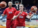 Caitlin Clark and Angel Reese shared the same locker room while playing together for Team USA.
