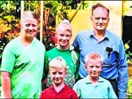 Australian missionary Graham Staines with his family. (File Photo)