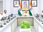 Chief minister Yogi Adityanath presided over the meeting of the UP Cabinet on September 15. (Sourced)