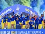 The winning European Solheim Cup team. 