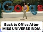 In a candid video, Miss India 2026 finalist Umanga Kumawat showcases her typical workday at Google. (Instagram/ umanga_kumawat)