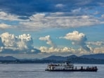 Rescue teams conduct a search operation after the Virgo Transport 8 ferry capsized in Indonesia's Java Sea.