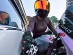 Riders said aggressive motorists, wrong-side driving and abrupt lane changes remain major concerns for two-wheeler users across Delhi-NCR. ((Screengrab))