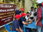 The drive began at Lucknow University where SP Chhatra Sabha state president Vineet Kushwaha and his team enrolled students as “youth agents”. (Sourced)