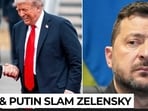 On TV, Trump & Russia slam Zelensky over diesel drone strikes