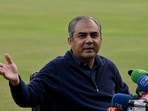 Indian team did not accept the Asia Cup trophy from Mohsin Naqvi Indian team did not accept the Asia Cup trophy from Mohsin Naqvi