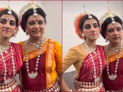 সোমবরা ইন্ডয়ান মিউজিয়ামে নাচ করলেন সানা ও ডোনা। 