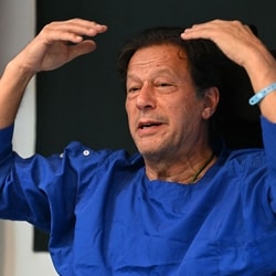 Former Pakistan prime minister Imran Khan.