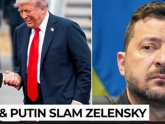 On TV, Trump &amp; Russia slam Zelensky over diesel drone strikes