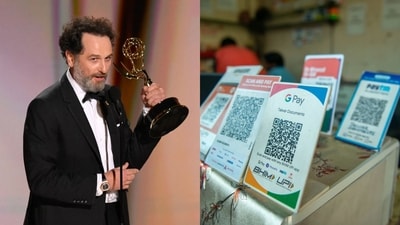 Actor Matthew Rhys accepts the award for Outstanding Lead Actor in a Comedy Series for "Widow's Bay" onstage during the 78th Primetime Emmy Awards; Centre notified a change to the Payment and Settlement Systems Act (Representative Image (L); AFP (R)) Actor Matthew Rhys accepts the award for Outstanding Lead Actor in a Comedy Series for "Widow's Bay" onstage during the 78th Primetime Emmy Awards; Centre notified a change to the Payment and Settlement Systems Act (Representative Image (L); AFP (R))