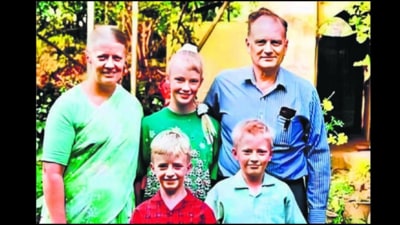 Australian missionary Graham Staines with his family. (File Photo) Australian missionary Graham Staines with his family. (File Photo)