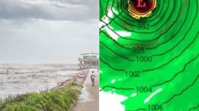 ‘শক্তিশালী’ ঘূর্ণিঝড় আছড়ে পড়তে পারে এই মাসে। (বাঁ-দিকের ছবিটি প্রতীকী, সৌজন্যে এএফপি) ‘শক্তিশালী’ ঘূর্ণিঝড় আছড়ে পড়তে পারে এই মাসে। (বাঁ-দিকের ছবিটি প্রতীকী, সৌজন্যে এএফপি)
