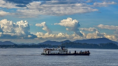 Rescue teams conduct a search operation after the Virgo Transport 8 ferry capsized in Indonesia's Java Sea. (PTI) Rescue teams conduct a search operation after the Virgo Transport 8 ferry capsized in Indonesia's Java Sea. (PTI)