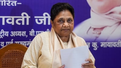 Mayawati expressed hope that the party will get better results in the upcoming assembly elections and in the Lok Sabha elections. (PTI) Mayawati expressed hope that the party will get better results in the upcoming assembly elections and in the Lok Sabha elections. (PTI)