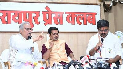 The confrontation spilled onto social media soon after the debate. (X/@bhupeshbaghel) The confrontation spilled onto social media soon after the debate. (X/@bhupeshbaghel)