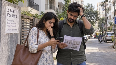 A Bengaluru man said his search for a 2BHK had turned frustrating due to fake listings and soaring rents. (Representational image generated using AI) A Bengaluru man said his search for a 2BHK had turned frustrating due to fake listings and soaring rents. (Representational image generated using AI)