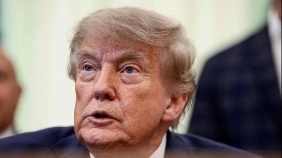 FILE PHOTO: U.S. President Donald Trump speaks during an event to sign executive orders related to beef, in the Oval Office of the White House (REUTERS)