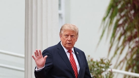 Former President Trump discussed the request for a pardon in the Lindsay Clancy case, clarifying state law limitations. (AFP)