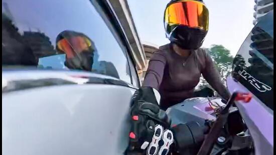 Riders said aggressive motorists, wrong-side driving and abrupt lane changes remain major concerns for two-wheeler users across Delhi-NCR. ((Screengrab))