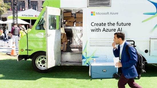Microsoft was among the hyperscalers that saw their stock prices rise Monday.