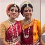 সোমবরা ইন্ডয়ান মিউজিয়ামে নাচ করলেন সানা ও ডোনা। 
