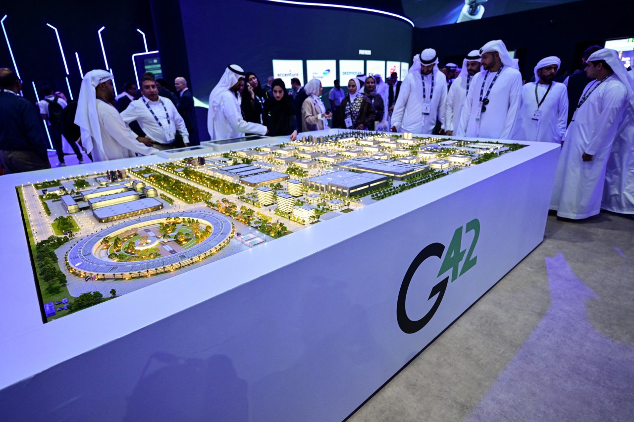 A model of the data-center complex under construction in Abu Dhabi. A model of the data-center complex under construction in Abu Dhabi.