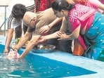 Ganpati visarjan begins; PMC urges use of artificial tanks