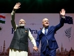 Prime Minister Narendra Modi and New Zealand Prime Minister Christopher Luxon.(ANI)