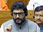 The Union minister's convoy was travelling from Sancheti Bridge towards SG Barve Chowk.