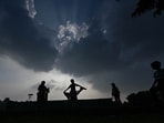 Gram it: When the clouds decide to play hide-and-seek, the game can get serious. Here’s a group of children making the most of the monsoon at Laxmi Nagar Park in Delhi. The India Meteorological Department has forecast a cloudy sky and very light rain in isolated parts of the city today, mainly from afternoon to evening. (Photo: RAJ K RAJ/HT)