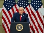 Trump administration grant cuts and federal funding freeze. (Photographer: Annabelle Gordon/UPI/Bloomberg)