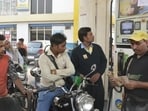 Fuel retailers warn they may stop accepting UPI payments of  <span class='webrupee'>₹</span>2,000 and above and switch to cash unless the government grants an MDR exemption. (Sakib Ali/HT Photo)