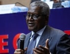 President/Chief Executive Officer, Dangote Group, Aliko Dangote, delivers an opening speech at the opening day of Dangote Refinery's initial public offering (IPO) at the Nigerian Exchange Group (NGX Group) in Marina, Lagos, Nigeria, September 14, 2026. REUTERS/Sodiq Adelakun
