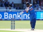 Rohit Sharma during the innings at Lord's.
