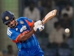 Sanju Samson scored a half-century against Afghanistan. Sanju Samson scored a half-century against Afghanistan.