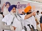Sukhbir accused chief minister Bhagwant Mann of being solely responsible for the suffering of the farmers and domestic consumers as well as for the losses suffered by the industry due to prolonged power cuts. (HT)