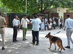 Teams of the Delhi Police, bomb detection and disposal squads, dog squads and the Delhi Fire Services reached the schools, the premises were evacuated as a precaution and thorough anti-sabotage checks were carried out. (Sonu Mehta/ Hindustan Times)