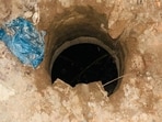 The girl was rushed to Palwal Civil Hospital after being pulled from the sewer, but doctors declared her dead on arrival, police said. (HT)