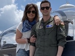 Colleen Williams with her son, who is in the US Air Force.(Instagram/colleennbcla)