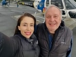 Eliana Moreno and George Marciniw were identified as two of the three people who died in the NBC Los Angeles helicopter crash.