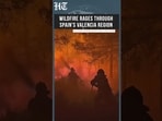 Firefighters Battle Huge Blaze In Spain’s Valencia Region