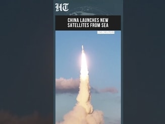 China Launches Nine Satellites From Sea Using Gravity-1 Rocket