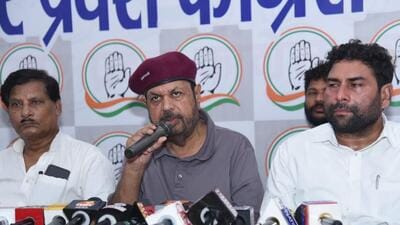 Anil Jaihind (centre) and Manoj Yadav (right) during the press conference. (Sourced) Anil Jaihind (centre) and Manoj Yadav (right) during the press conference. (Sourced)