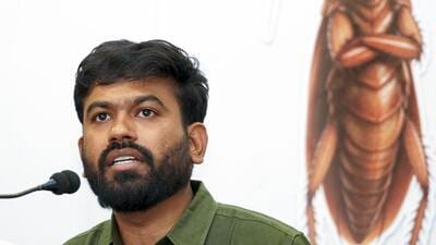 Cockroach Janta Party (CJP) founder Abhijeet Dipke on Wednesday announced the launch of “Adivasi School Thik Karo” (Fix Tribal Schools), a campaign focused on improving the condition of tribal schools. (PTI)