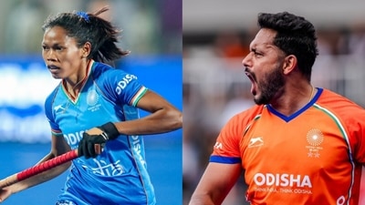 Salima Tete and Harmanpreet Singh will lead the Indian women's and men's hockey teams respectively at the Asian Games 2026. (Hockey India) Salima Tete and Harmanpreet Singh will lead the Indian women's and men's hockey teams respectively at the Asian Games 2026. (Hockey India)