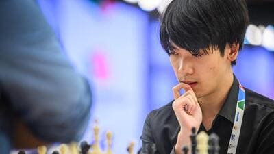 Prin Laohawirapap defeated India’s Arjun Erigaisi. (Michal Walusza/FIDE) Prin Laohawirapap defeated India’s Arjun Erigaisi. (Michal Walusza/FIDE)